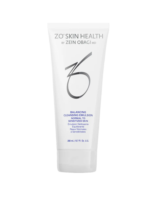 ZO Skin Health Balancing Cleansing Emulsion for normal to sensitized skin (200ml) — available at KOZA Skin Clinic, Port Coquitlam.